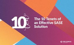 The 10 Tenets of an Effective SASE Solution - Indevis