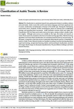 Classification of Arabic Tweets: A Review - MDPI