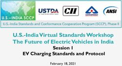 U.S.-India Virtual Standards Workshop The Future of Electric Vehicles in India - Session 1 EV Charging Standards and Protocol - ANSI