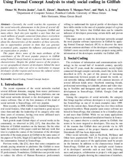 Using Formal Concept Analysis to study social coding in GitHub