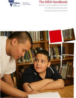 The MEA Handbook Guidelines on the employment and roles of multicultural education aides in Victorian Government schools - Department of Education ...
