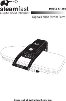 MODEL SF-680 Digital Fabric Steam Press - Please read all instructions before use.