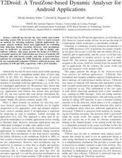 T2Droid: A TrustZone-based Dynamic Analyser for Android Applications