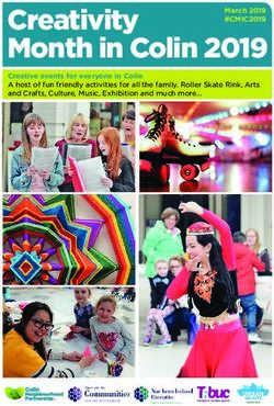 Creativity Month in Colin 2019 - March 2019 #CMIC2019 - Colin Neighbourhood Partnership