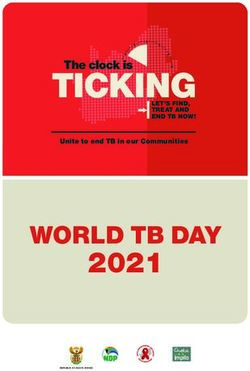 2021 WORLD TB DAY - South African National AIDS Council
