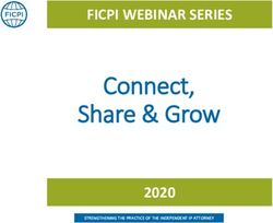 Connect, Share & Grow - FICPI WEBINAR SERIES - 2020 STRENGTHENING THE PRACTICE OF THE INDEPENDENT IP ATTORNEY