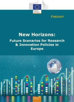 New Horizons: Future Scenarios for Research & Innovation Policies in Europe - FORESIGHT - Index of
