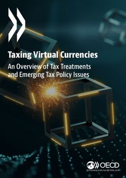 Taxing Virtual Currencies - An Overview of Tax Treatments and Emerging Tax Policy Issues - OECD