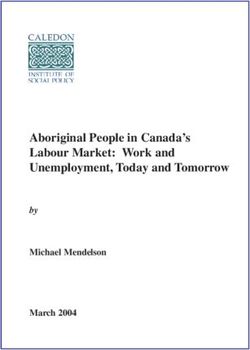 Aboriginal People in Canada's Labour Market: Work and Unemployment, Today and Tomorrow