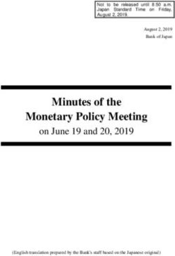 Minutes of the Monetary Policy Meeting - on June 19 and 20, 2019