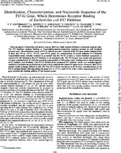 Identification, Characterization, and Nucleotide Sequence of the F17-G Gene, Which Determines Receptor Binding of Escherichia coli F17 Fimbriae