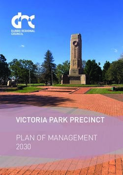 VICTORIA PARK PRECINCT - PLAN OF MANAGEMENT 2030 - Dubbo ...