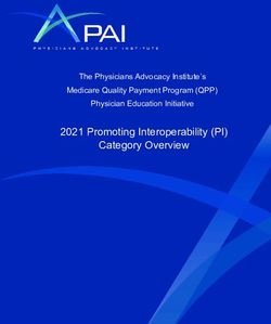 2021 Promoting Interoperability (PI) Category Overview - The Physicians Advocacy Institute's Medicare Quality Payment Program (QPP) Physician ...