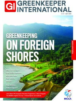 ON FOREIGN SHORES GREENKEEPING - MSU Libraries
