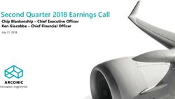 Second Quarter 2018 Earnings Call - Chip Blankenship - Chief Executive Officer Ken Giacobbe - Chief Financial Officer July 31, 2018 - Arconic