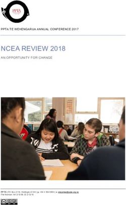 NCEA REVIEW 2018 AN OPPORTUNITY FOR CHANGE - PPTA TE WEHENGARUA ANNUAL CONFERENCE 2017