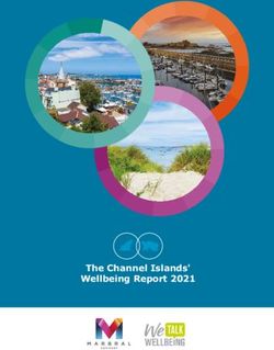 The Channel Islands' Wellbeing Report 2021