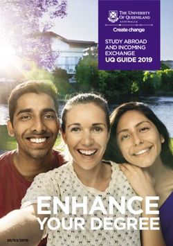 ENHANCE YOUR DEGREE - STUDY ABROAD AND INCOMING EXCHANGE - University of Queensland