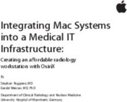 Integrating Mac Systems into a Medical IT Infrastructure: Creating an affordable radiology workstation with OsiriX