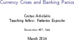 Currency Crises and Banking Panics - Costas Arkolakis Teaching fellow: Federico Esposito March 2014