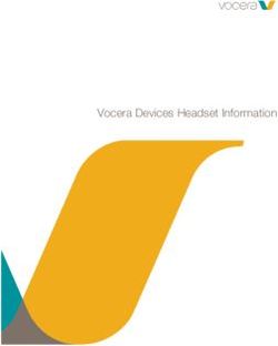 Vocera Devices Headset Information - Vocera Documentation ...