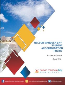 NELSON MANDELA BAY STUDENT ACCOMMODATION POLICY - Adopted by Council August 2018 - Nelson Mandela Bay ...