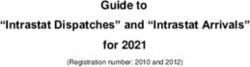 Guide to "Intrastat Dispatches" and "Intrastat Arrivals" for 2021