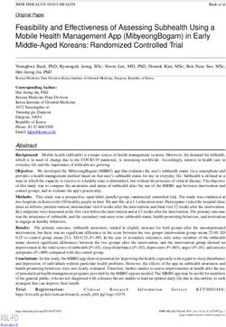 Feasibility and Effectiveness of Assessing Subhealth Using a Mobile Health Management App (MibyeongBogam) in Early Middle-Aged Koreans: Randomized ...