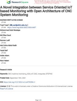A NOVEL INTEGRATION BETWEEN SERVICE ORIENTED IOT BASED MONITORING WITH OPEN ARCHITECTURE OF CNC SYSTEM MONITORING
