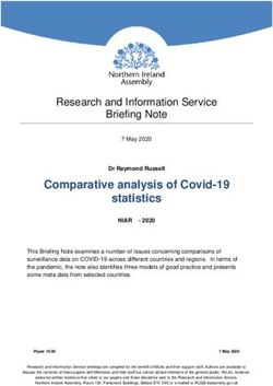 Comparative analysis of Covid-19 statistics - NI Assembly