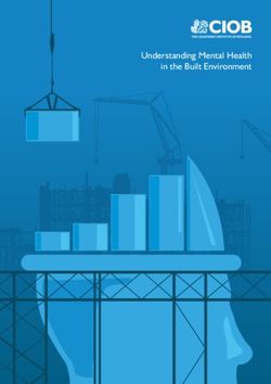 Understanding Mental Health in the Built Environment - CIOB Policy