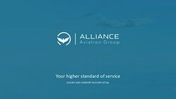 Your higher standard of service - LUXURY AND COMFORT IN EVERY DETAIL - AllianceJet