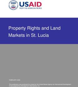 Property Rights and Land Markets in St. Lucia - FEBRUARY 2005 This publication was produced for review by the United States Agency for ...