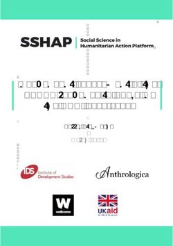 Independent assessment of the SSHAP response to Ebola in the DRC, 2018-2020 - Darryl Stellmach March 2020