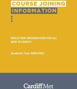 INDUCTION INFORMATION FOR ALL NEW STUDENTS - Academic Year 2020/2021 - Cardiff ...