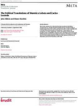 The Political Translations of Monteiro Lobato and Carlos Lacerda