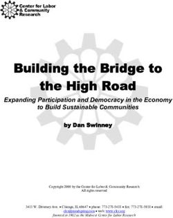 Building the Bridge to - Corporation 20/20