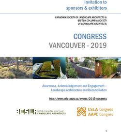 CONGRESS VANCOUVER 2019 - invitation to sponsors & exhibitors - BCSLA