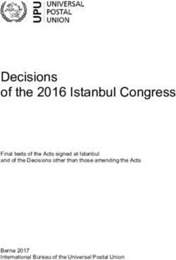Decisions of the 2016 Istanbul Congress - Final texts of the Acts signed at Istanbul and of the Decisions other than those amending the Acts Berne ...