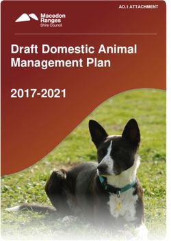 Draft Domestic Animal Management Plan 2017-2021 - AO.1 ATTACHMENT - Macedon ...