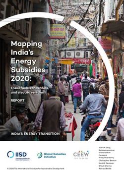 Mapping India's Energy Subsidies 2020: IISD