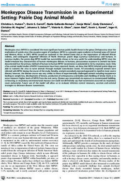 Monkeypox Disease Transmission in an Experimental Setting: Prairie Dog Animal Model
