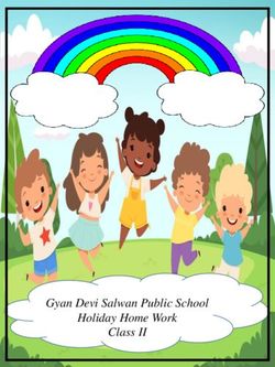 Gyan Devi Salwan Public School Holiday Home Work Class II