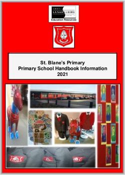 St. Blane's Primary Primary School Handbook Information 2021 - St Blane's Primary School