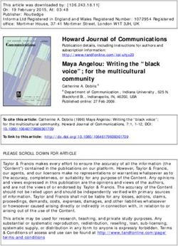 Howard Journal of Communications