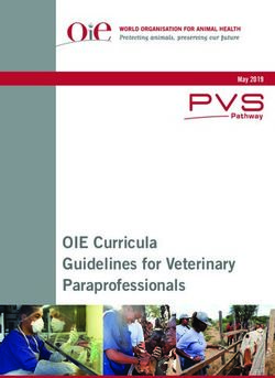 OIE Curricula Guidelines for Veterinary Paraprofessionals - May 2019
