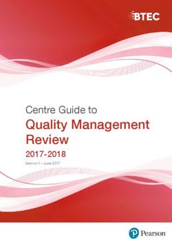 Quality Management Review - Centre Guide to Version 1 - June 2017 - Pearson qualifications