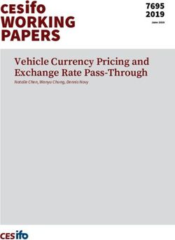 Vehicle Currency Pricing and Exchange Rate Pass-Through 7695 2019 - ifo Institut