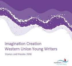 Imagination Creation Western Union Young Writers