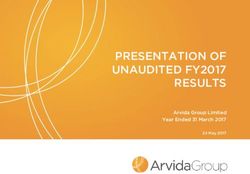 PRESENTATION OF UNAUDITED FY2017 RESULTS - Arvida Group Limited Year Ended 31 March 2017
